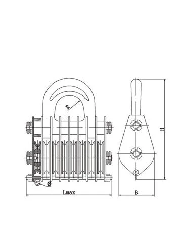Eight-wheel Ring Block