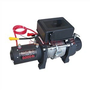 12V Electric Car Winch wire rope winch