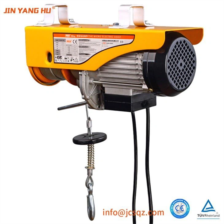 Electric Mini Hoist Crane 500kg Wire Rope Pa500