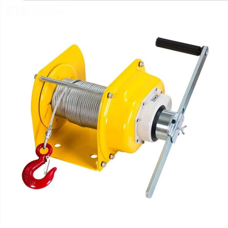 1ton /2 Ton /3 Ton Crank Gear Boat Trailer Heavy Duty Hand Winch With Brake For Hot Sales