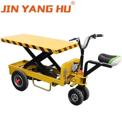 Electric Hydraulic Lift Flatbed Trolley