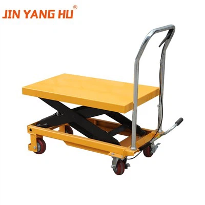 Manual Hydraulic Lift Table Trolley