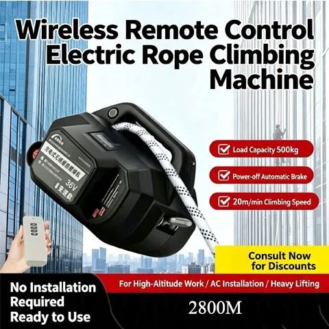 Electric Rope Hoist, 1100lbs (500kg), 492ft Lifting Height, 36V | Portable Power Winch With Wireless Remote Control, Vertical & Horizontal Use, Lifting Speed: 8m/min suppliers