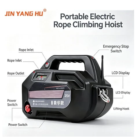 Electric Rope Hoist, 1100lbs (500kg), 492ft Lifting Height, 36V | Portable Power Winch With Wireless Remote Control, Vertical & Horizontal Use, Lifting Speed: 8m/min high quality