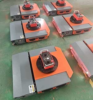 Heavy Duty 30 Ton Electric Machine Dolly Skate, Large Machinery Equipment Transporter, 360°Rotating Remote Control Machinery Skates Tank Transporter best