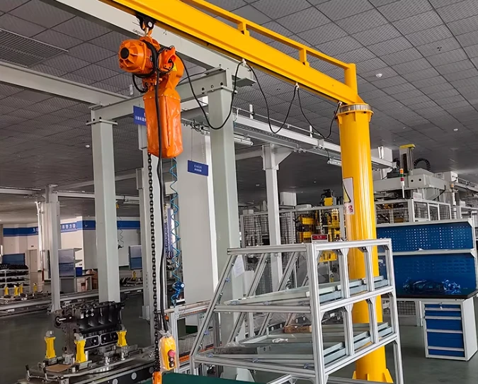 JING YANG Hu Jib Crane Electric Hoist Column Cantilever Crane Hoist Swing Arm Crane Vacuum Lifter best