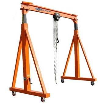 Gantry Crane With Electric Winch Hoist Support Customization